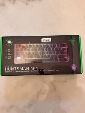 Razer Huntsman Mini 60% Gaming Keyboard New Open Box